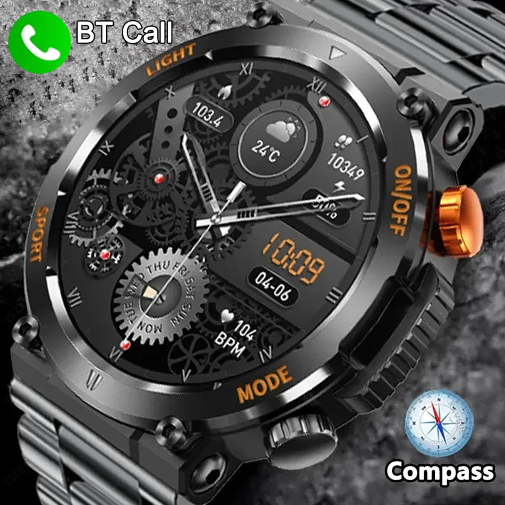 New Smart Watch Men For Android iOS IP67 Waterproof Sport Fitness Watch Bluetooth Call Heart Rate Health Monitor Smartwatch 2024