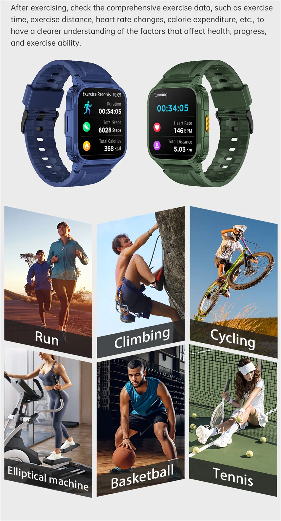 2024 New Military Outdoor Sport Smart Watch Men 1.95 Inch Screen Heart Rate IP68 Waterproof Fitness Bluetooth Call Smartwatch