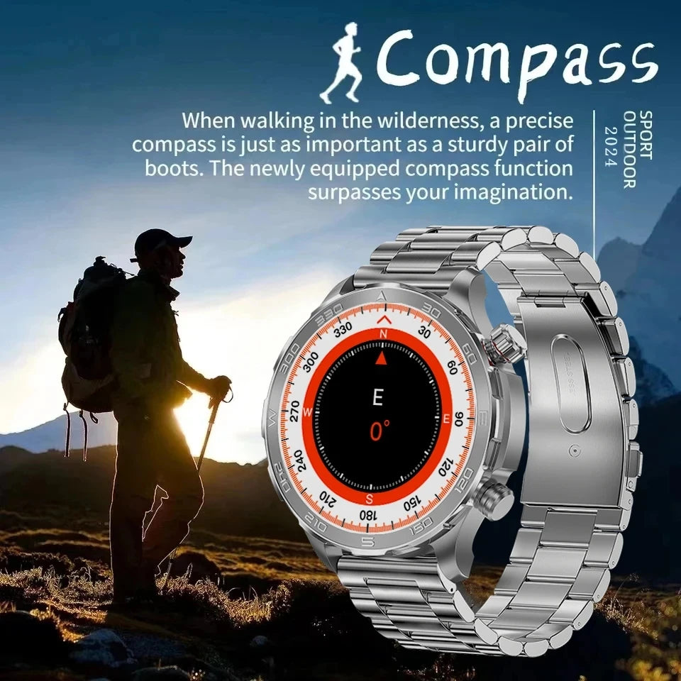 2024 New Smart Watch Bluetooth Call Multifunctional Watches IP67 Waterproof Clock Men Sport smartwatch GPS Track For Android ios