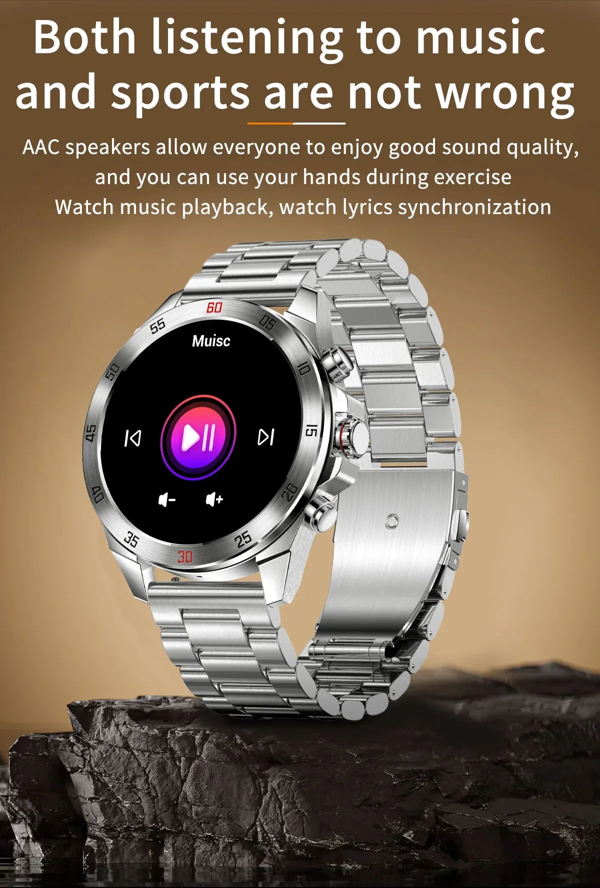 2024 New for Huawei Smart Watch Men AMOLED Screen Heart Rate Bluetooth Call Waterproof Outdoor GPS Smartwatchs for Huawei Xiaomi