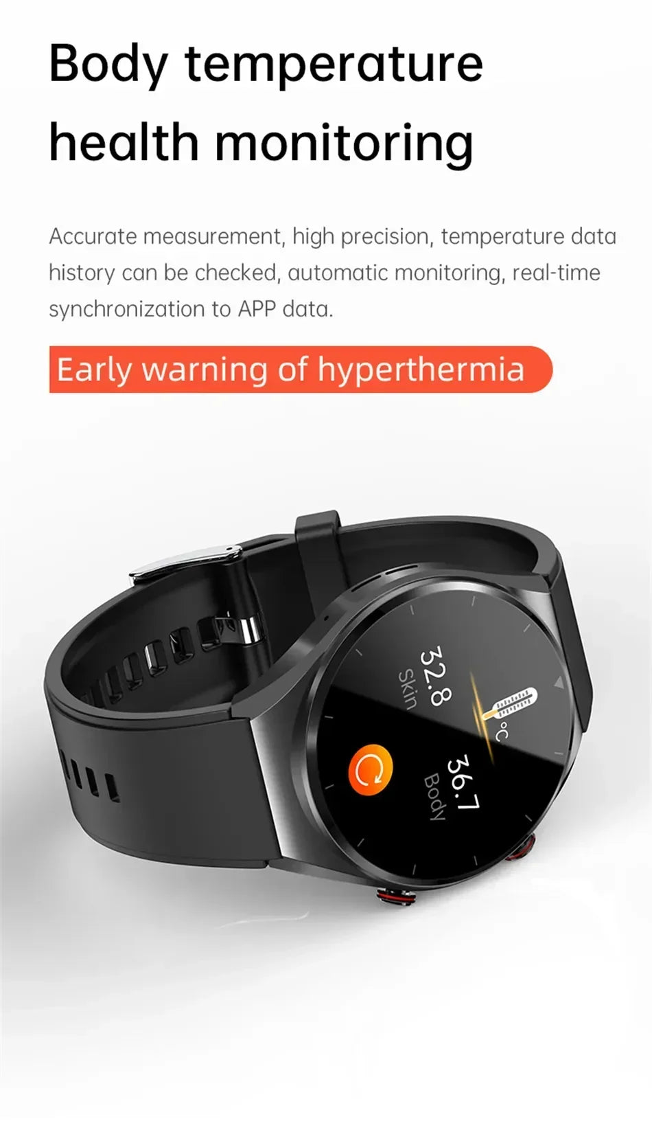 2024 Blood glucose Bluetooth Call Smart Watch Men Heart Rate Blood Oxygen Health Smartwatch Waterproof Sport Watch for Xiaomi