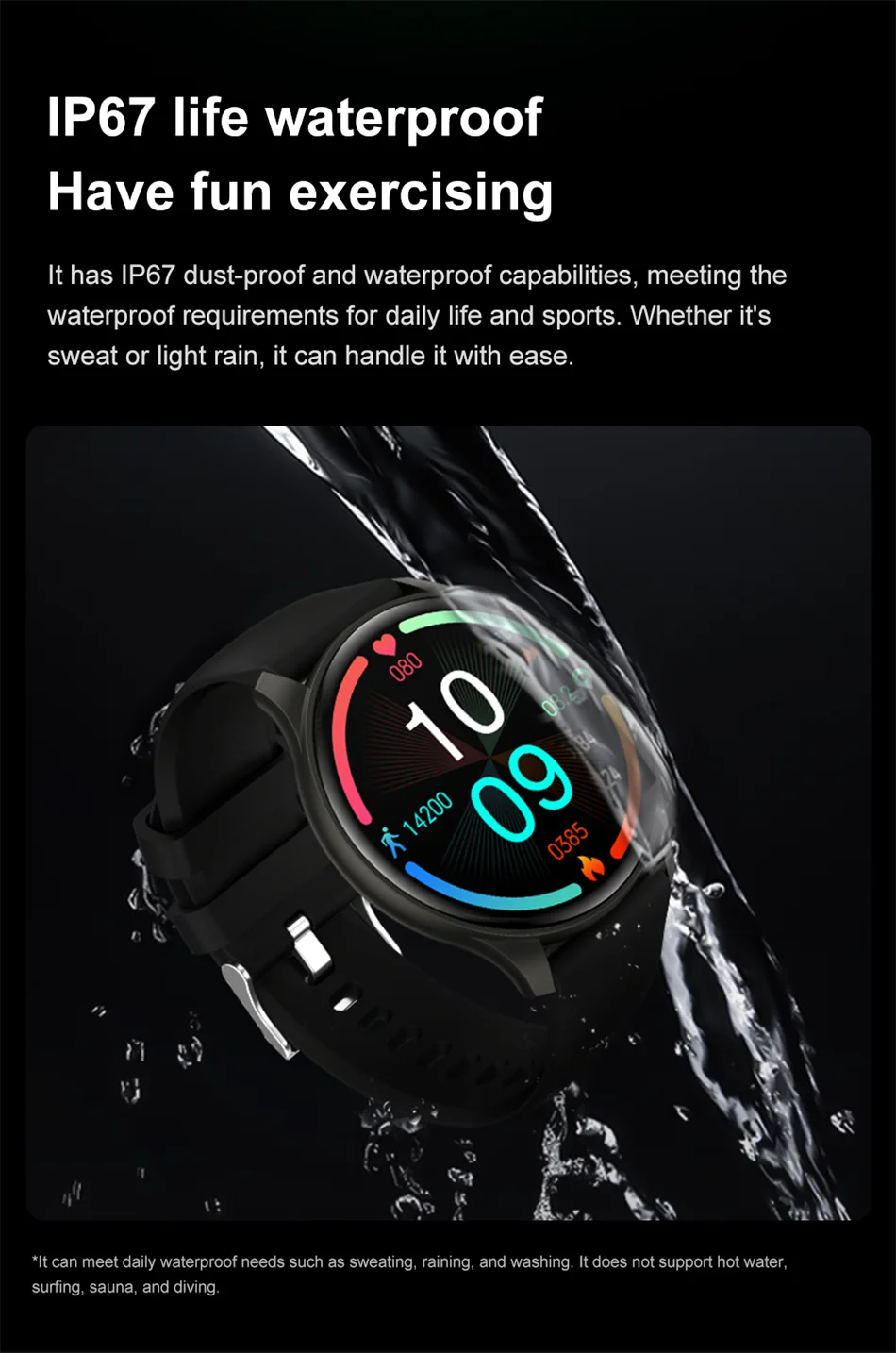 2024 New Bluetooth Calling Heart Rate Sleep Monitor Sport Models Smart Watch 1.43 inch Full Screen For Men Women Smartwatch+Box