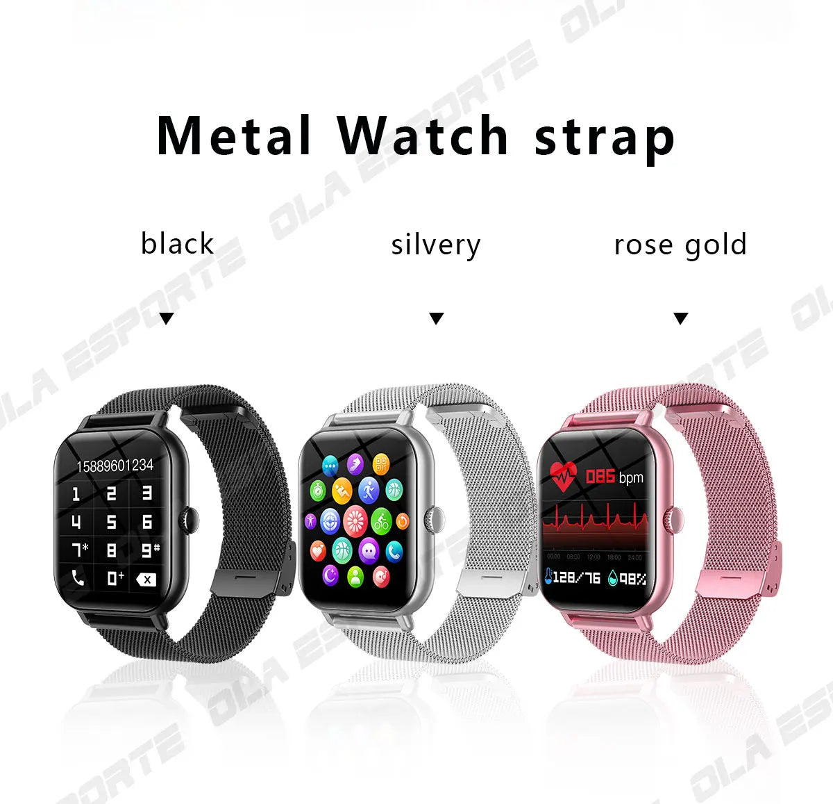 2024 NEW SmartWatch 1.44" Color Screen Full Touch Custom Dial Smart Watch Women Bluetooth Call Smart Watch Men for Android IOS