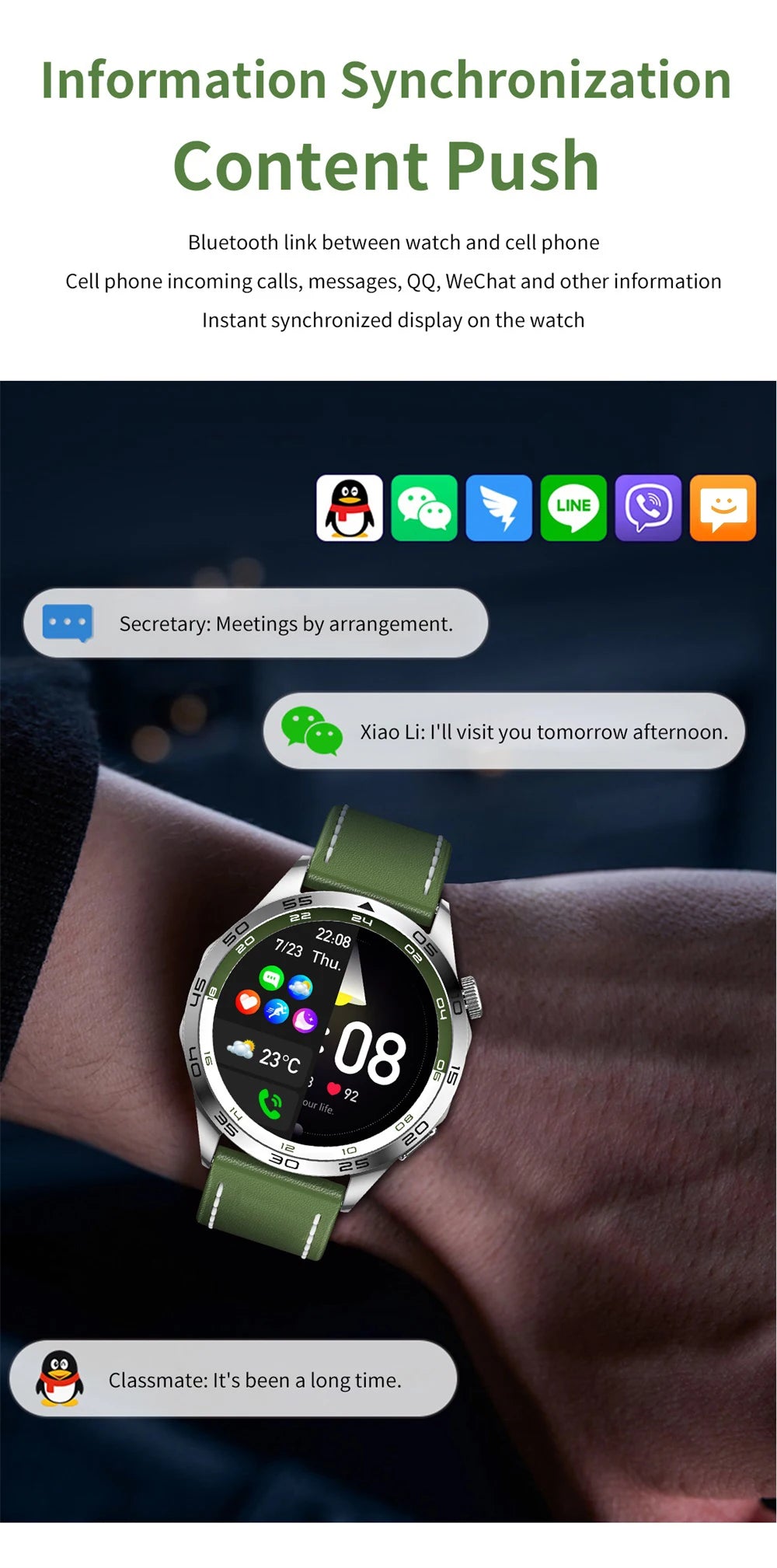 2024 Smartwatch Men NFC 1.43" AMOLED 466*466 HD Screen Always Displays Blue Tooth Call Smartwatch Fitness Sports Waterproof