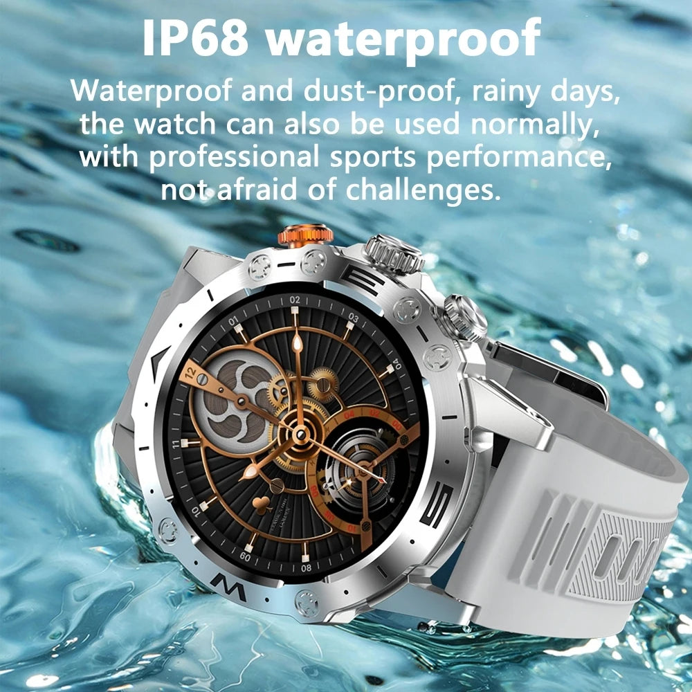 Men's Smartwatch Bluetooth Call 1.53" 360*360 HD Screen Heart rate IP68 Waterproof Rotary button Women's Smartwatch Man 2024 NEW