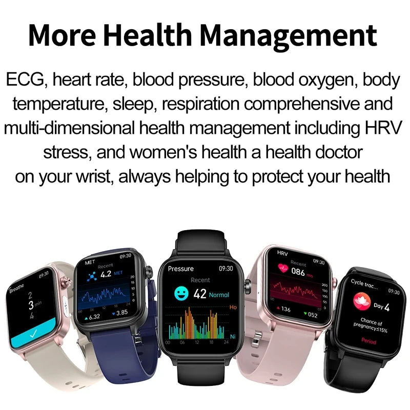 2024 New For HUAWEI Micro Physical Examination Health Smart Watch Men Blood Glucose Uric Acid Blood Lipid Monitoring Smartwatch