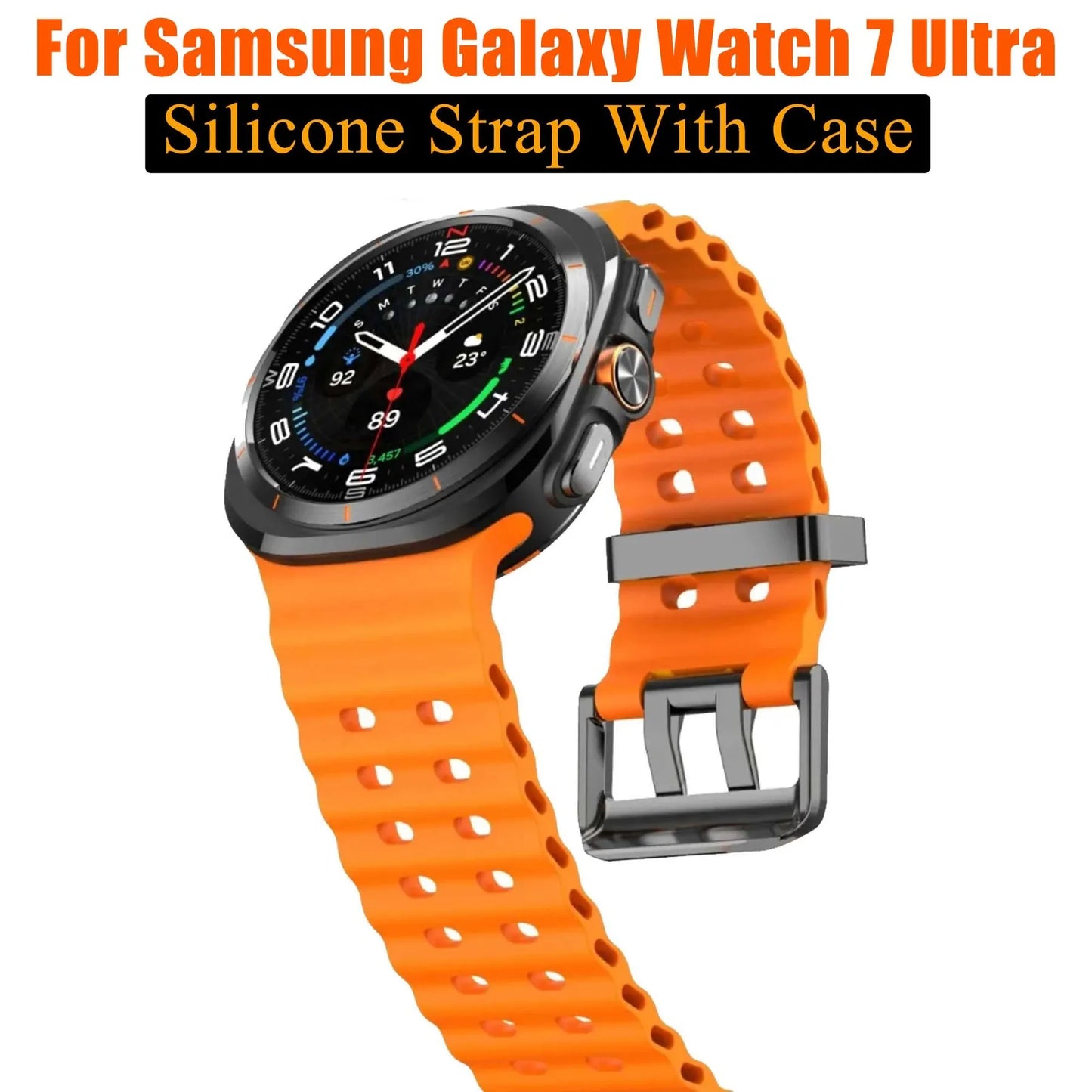 Watchband For Samsung Galaxy Watch 7 Ultra Original Watch Strap Bracelet Breathable Sport Strap For Samsung Watch 7 Ultra