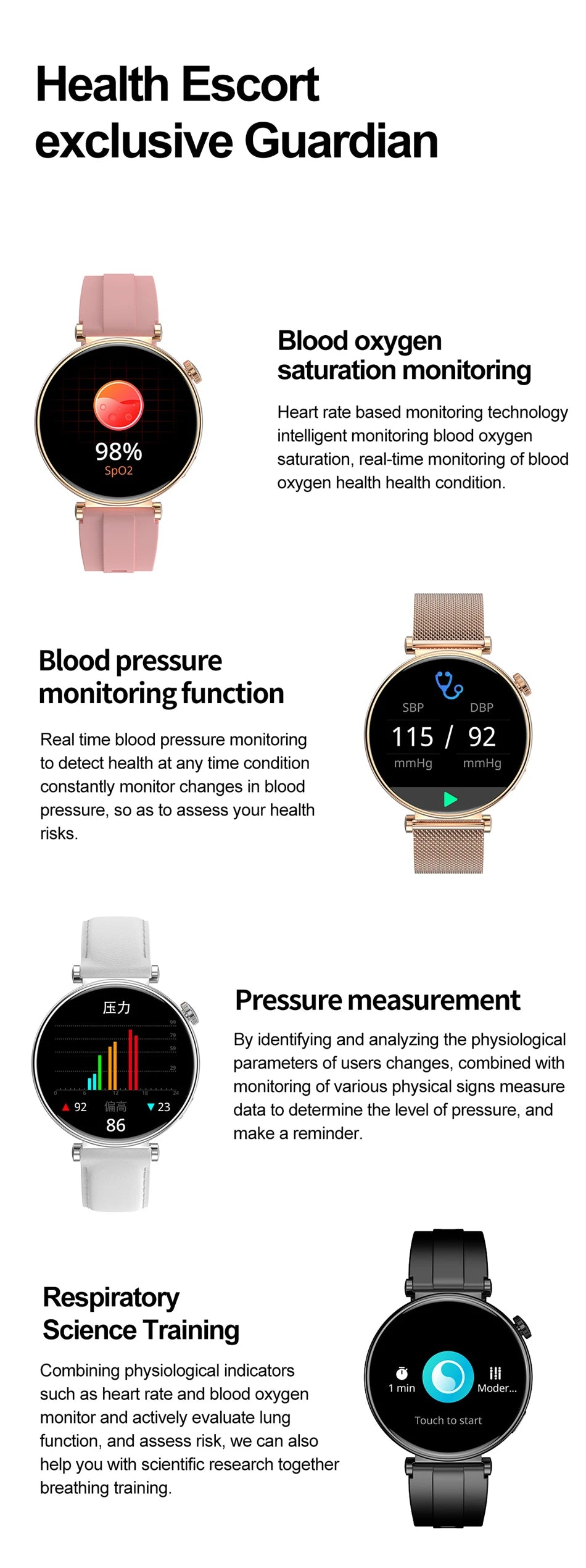 For Huawei Xiaomi GT4Mini Smart Watch Women NFC GPS Tracker AMOLED 466*466 HD Screen Heart Rate BT Call SmartWatch Men 2024 New