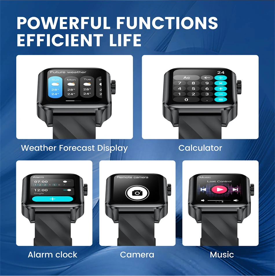 LIGE Smart Watch Women Full Touch Screen Bluetooth Call IP68 Waterproof Sports Fitness Tracker Smartwatch Women Reloj Mujer +box