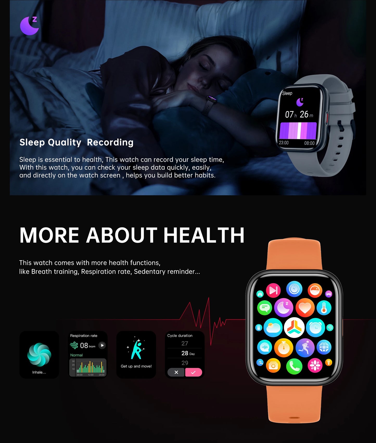 LIGE NFC Smart Watch Men Women Waterproof Bluetooth Call Smartwatch Heart Rate Sports Fitness Tracker Watch For Android IOS 2024