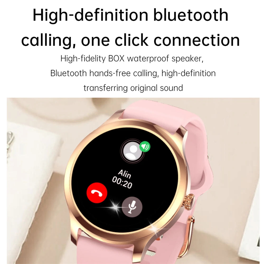 KAIMORUI Luxury Smart Watch For Women Bluetooth Call Connected Phone Women Watches Health Monitor Sports Smartwatch 2024 Women