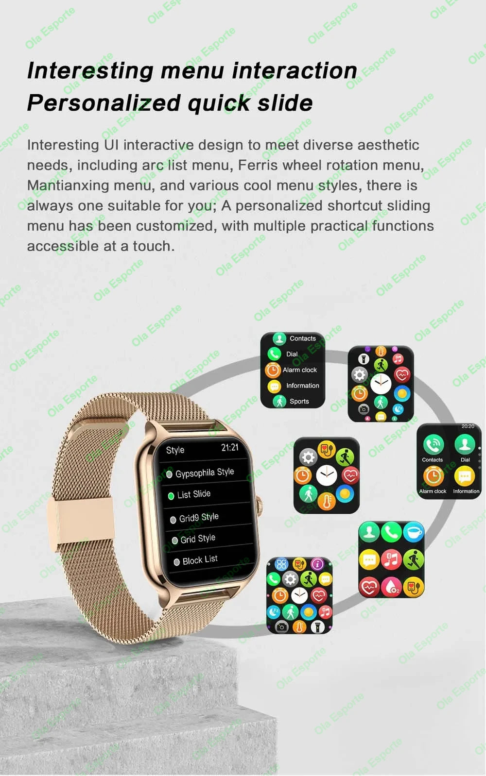 2024 New in 1.75" Women Smartwatch Bluetooth Call Heart Rate Blood Oxygen Tracker Sport Smart Watch Women Men for IOS Androird