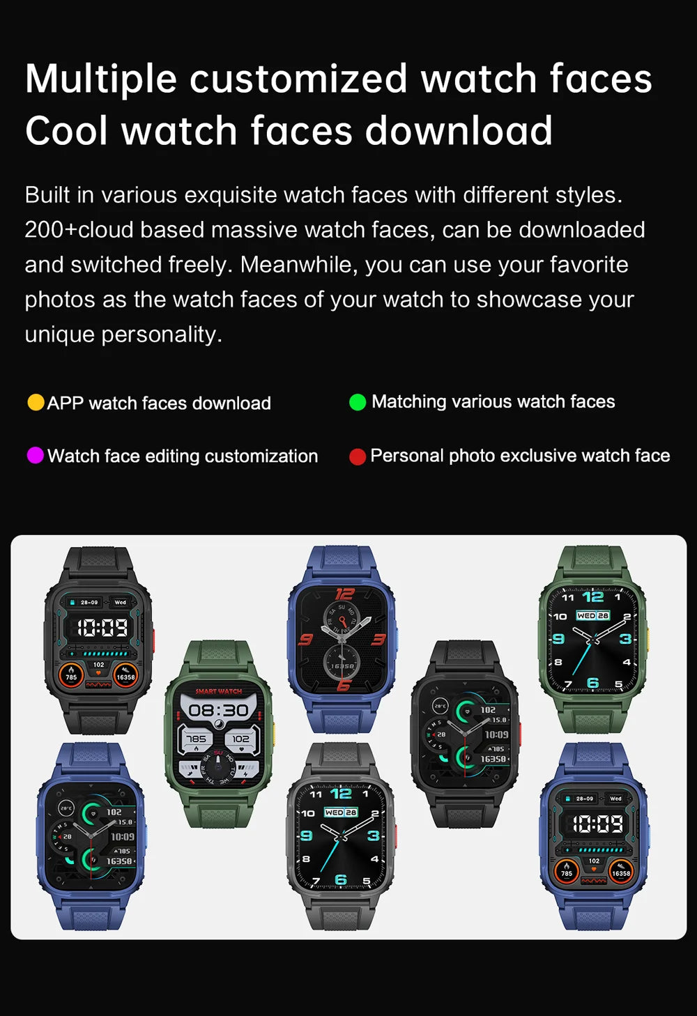 2024 New Smart Watch Men Women LW9 Fitness Tracker Bluetooth Call Heart Rate Blood Pressure IP68 Waterproof Sprots Smartwatches