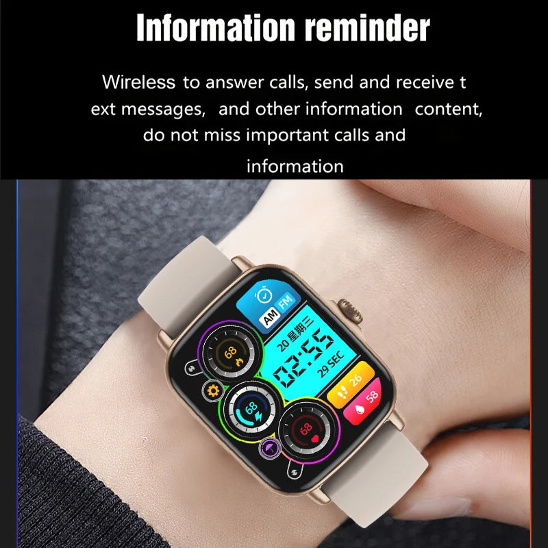 LEFYR AW18 Women Smartwatch Smart Watch Connect Man 2024 Connected Watch Copy Brand Fitness Bluetooth Call AI Voice Custom Dial