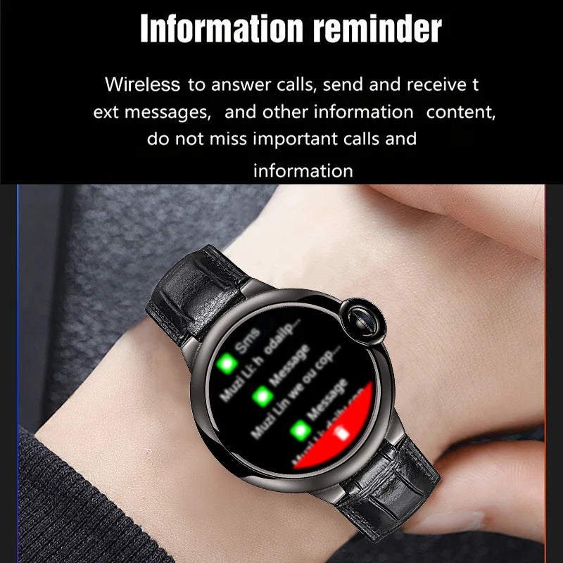 High-end Luxury Woman Smart Watch 2024 LEFYR AW28 Smartwatch Men Fitness Wristband Bluetooth Call AI Voice Connected Custom Dial