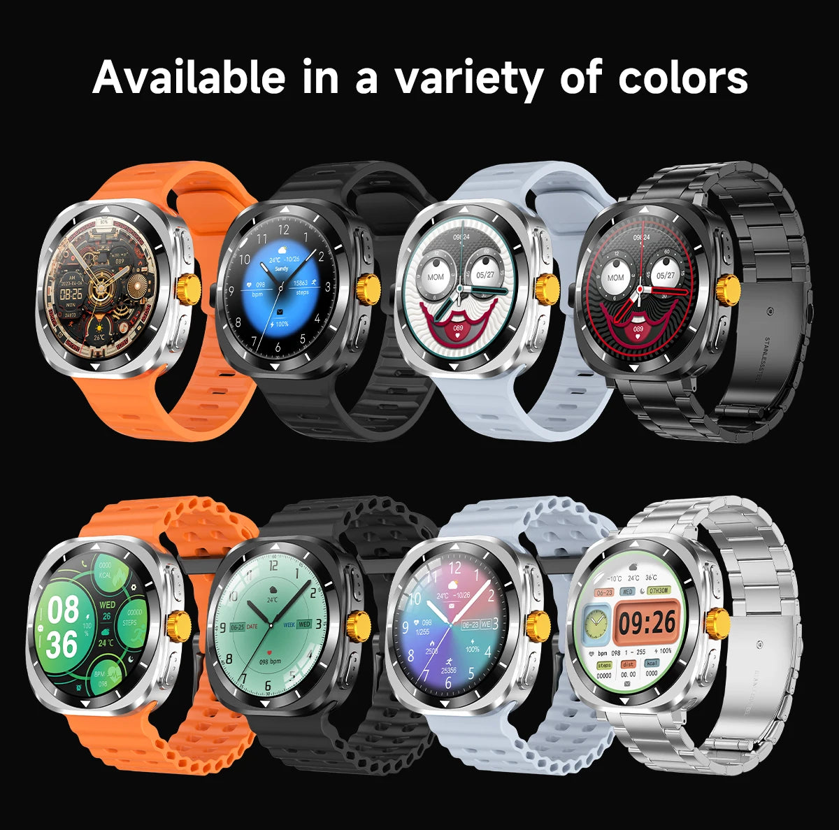 2024 New For Samsung Galaxy Watch 7 Classic Smart Watch Men women Custom Dial HD AMOLED Voice Call GPS NFC Tracker Sport Watches