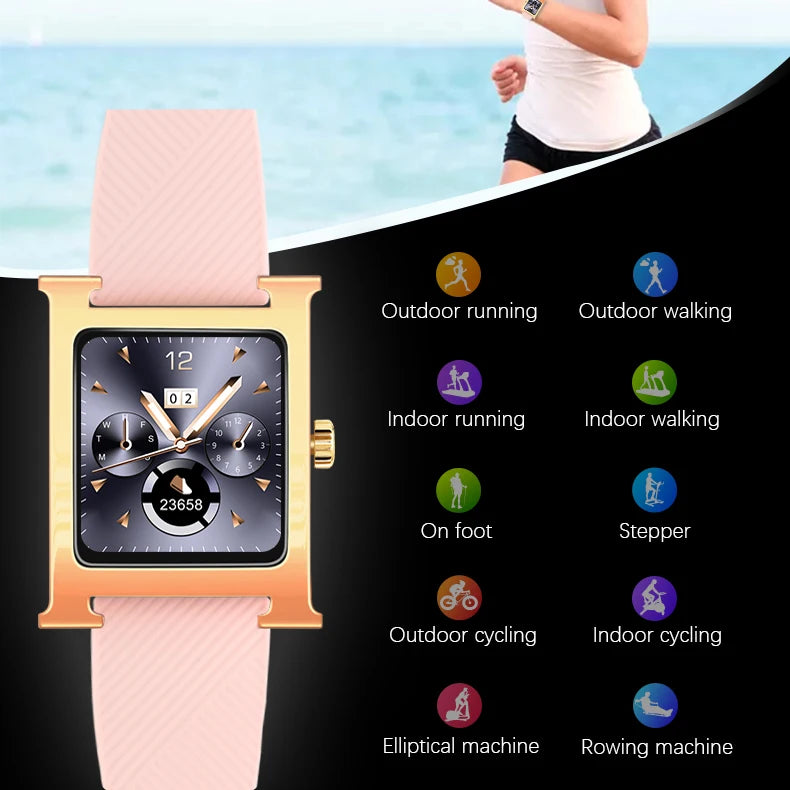 2024 New Local Music Playing Men Women Smart Watches Heart Rate Health Monitoring Sports Fitness Watches Waterproof Smartwatch