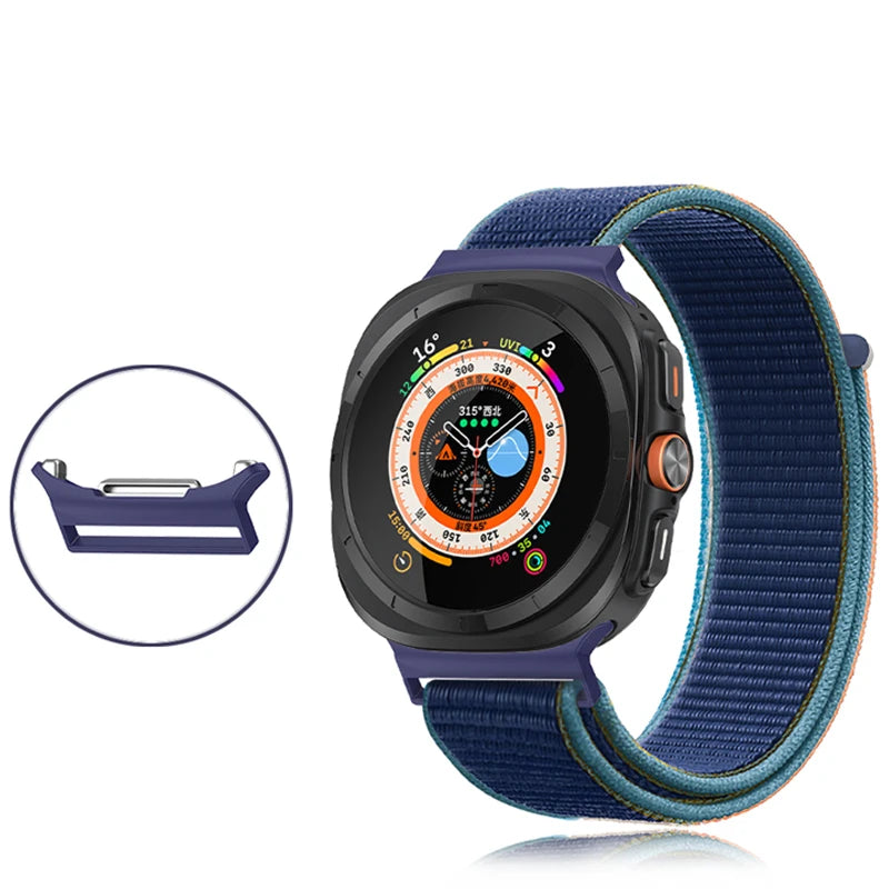 Nylon Loop Strap For Samsung Galaxy Watch Ultra 47mm No Gaps Bracelet Watchband for Samsung Galaxy Ultra 47 mm Band Accessories