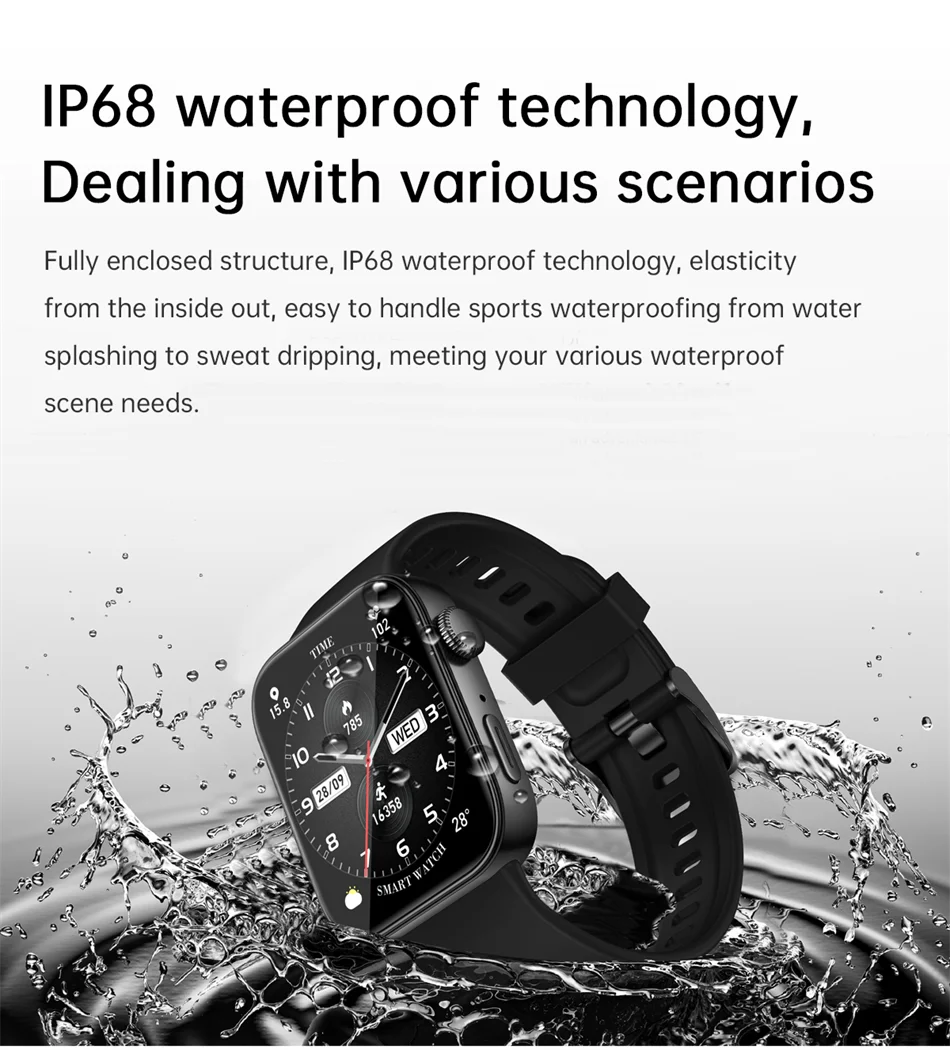 Men GPS Outdoor Sports Fitness Smartwatch 1.75 Inch HD Bluetooth Call Waterproof Watch 2024 New Smart Watch Android IOS