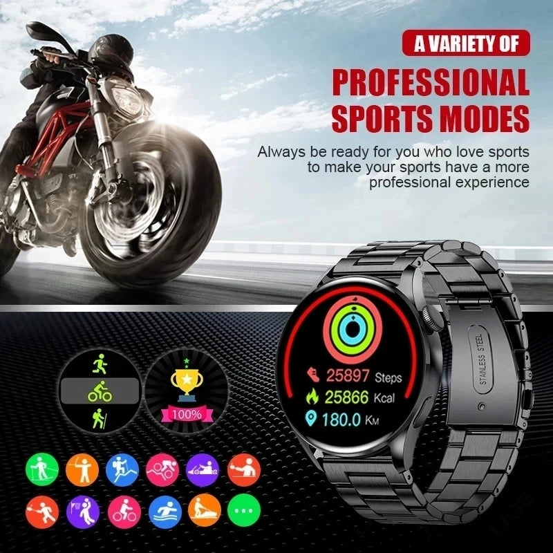 2024 New GT3 Pro Smart Watch Men Women AMOLED 420*420 HD Screen Heart Rate Bluetooth Calls Waterproof SmartWatch For Android IOS