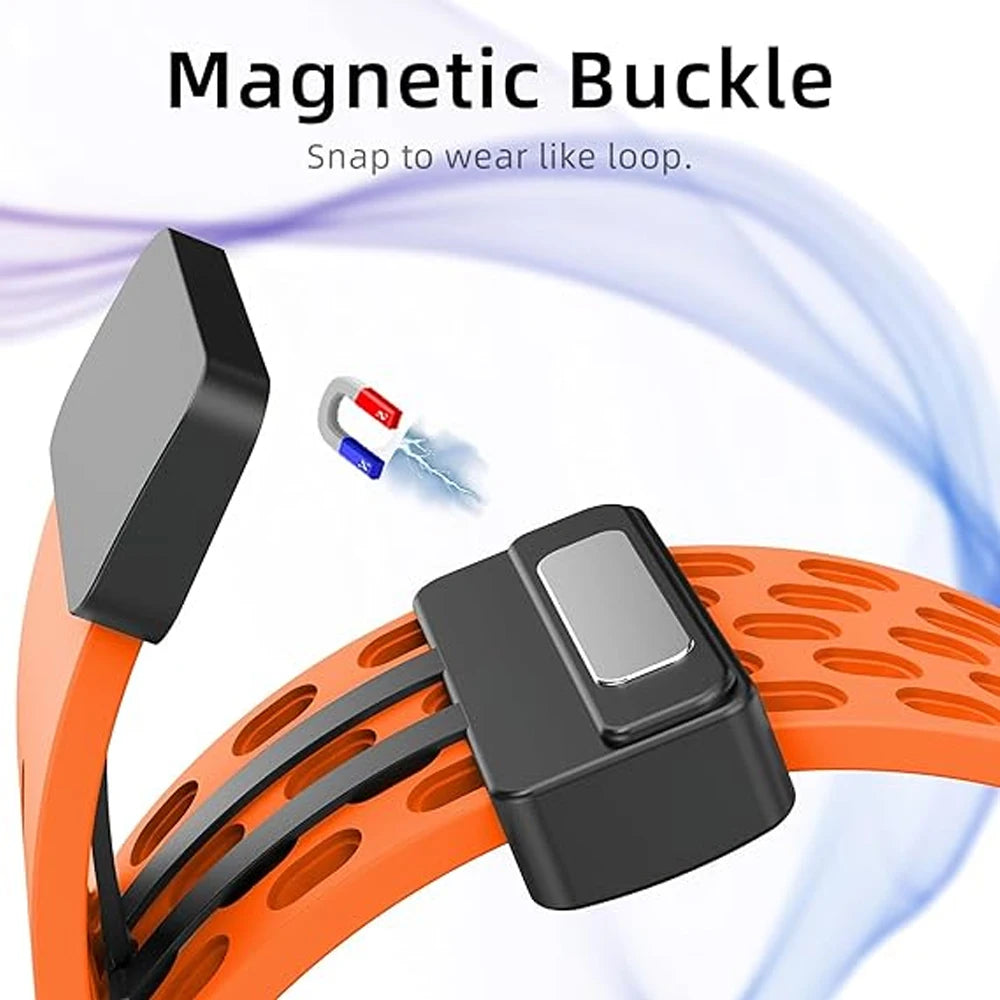 Magnetic Strap for Apple watch Ultra band 49mm 45mm 44mm 42mm 40mm 41mm Silicone Bracelet Correa iWatch Series 9 8 SE 7 6 5 4 2