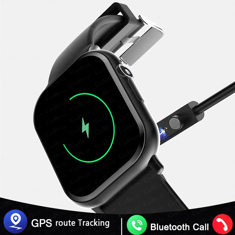 Military Men Smart Watch Bluetooth Call Fitness Clock Heart Monitor 3ATM Swim Waterproof Sport Smartwatch for Xiaomi iPhone 2024