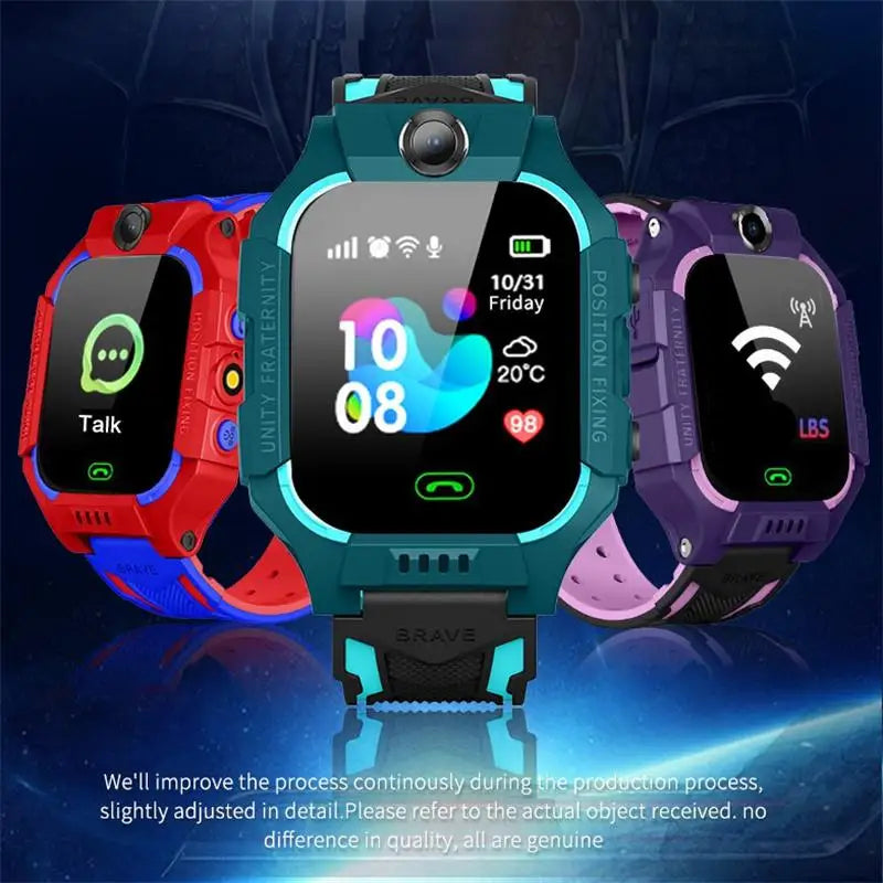 Z6 Kids Smart Watch Sim Card Call Phone Smartwatch Waterproof Camera 1.44-inch Touch-screen Alarm Clock Sports Digital Watches