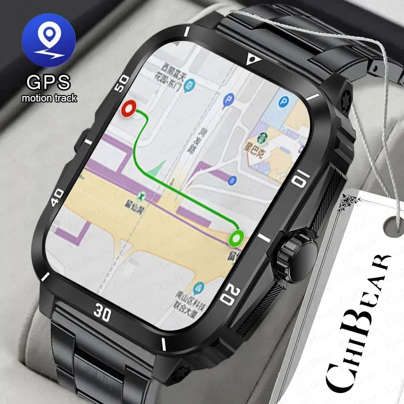 2024 New GPS Sports Smart Watch Fitness Bracelet Call Reminder Heart Rate IP68 Waterproof Smartwatch For Men Android IOS Watches