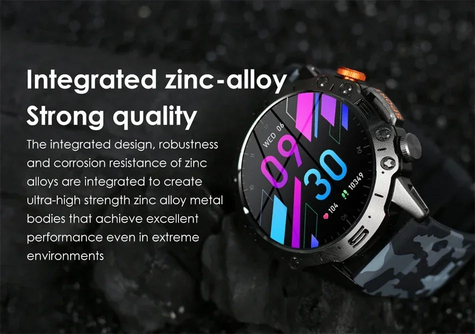 2024 New AMOLED Clock Bluetooth Call Smart Watch Men Sports Fitness Tracker Heart Monitor 380mAh Men Smartwatch For Android IOS