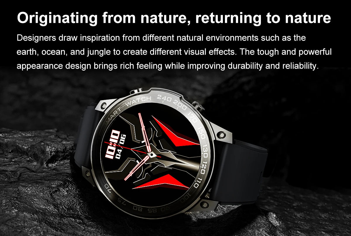 2024 AMOLED Smart Watch Men Always-on Display Hi-Fi Voice Call Sport Watches IP68 Waterproof Smartwatch For Huawei Xiaomi iPhone