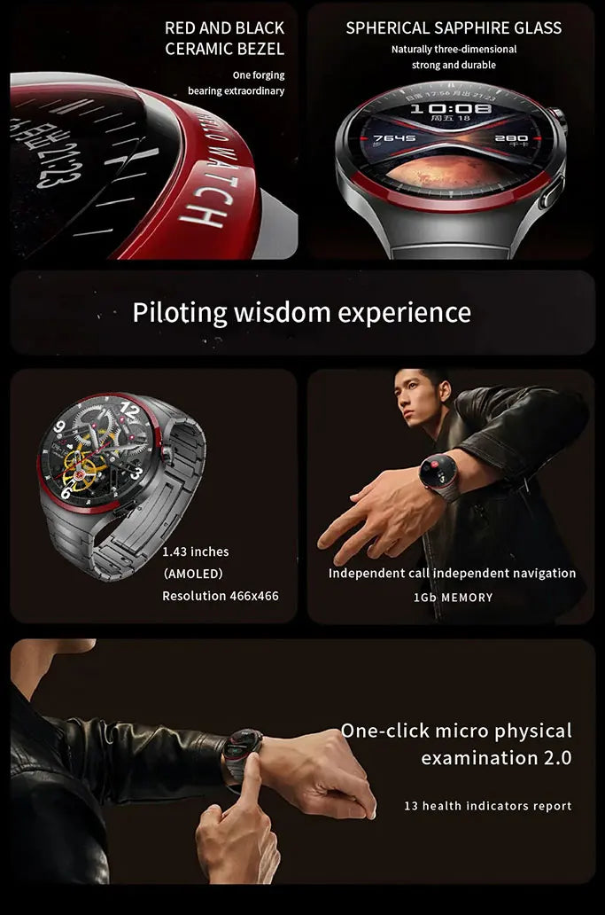 Watch 4 Pro Smart Watch Man Space Exploration Version Hello Watch Whatsapp Notification Music Bluetooth Call Smartwatch 2024