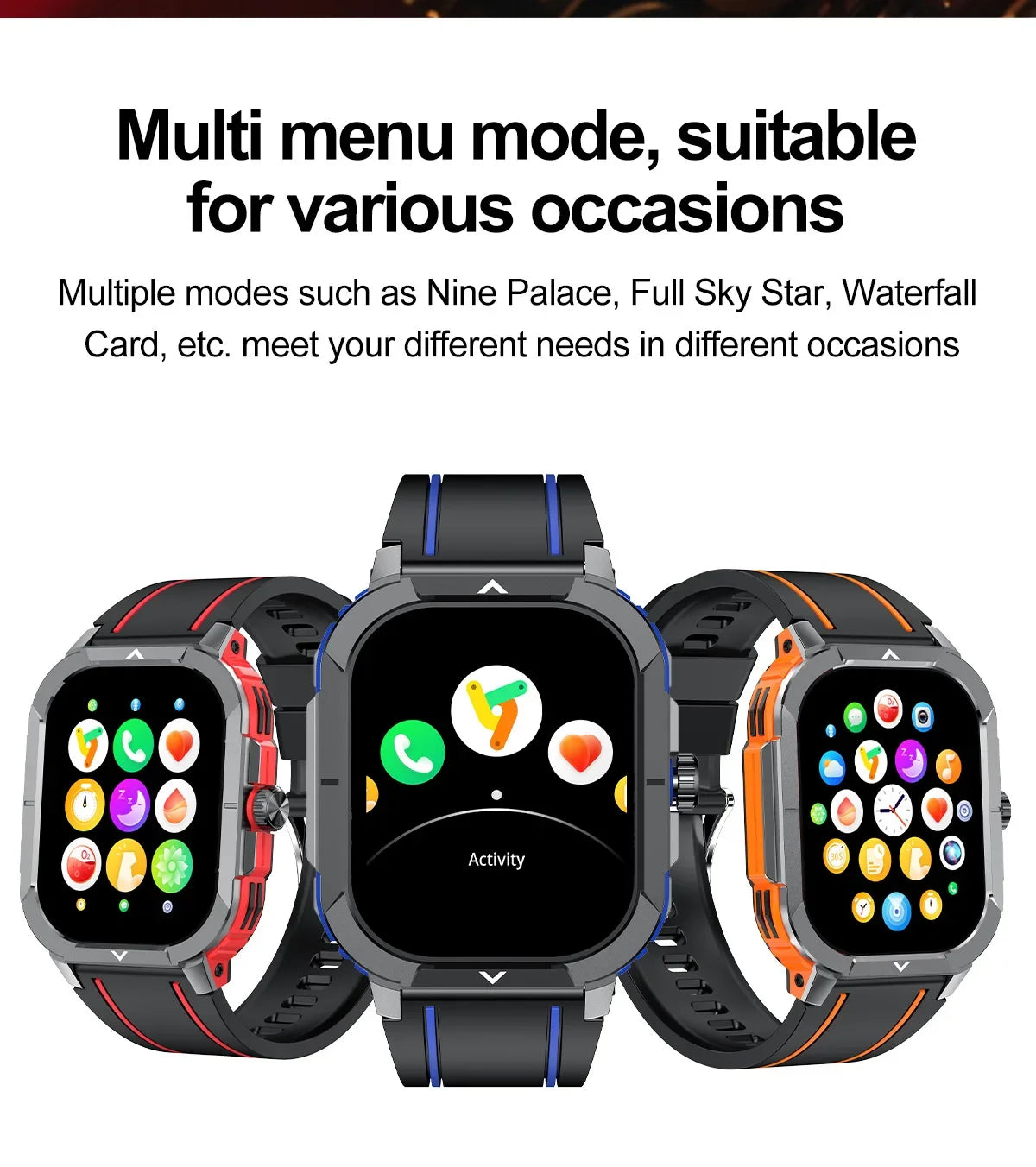 2024 New HK56 Smart watches fitness trackern Call Large Screen Bluetooth Women Men smartwatch hombre nfc for smart watch xiaomi