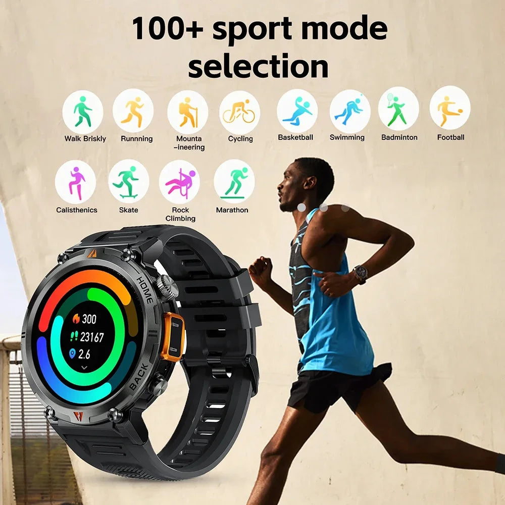 2024 KE3 Smart Watch 1.43inch Amoled Display Bluetooth Call reloj hombre S100 Smartwatch For Men 3ATM Sport Fitness Smarthwhatch