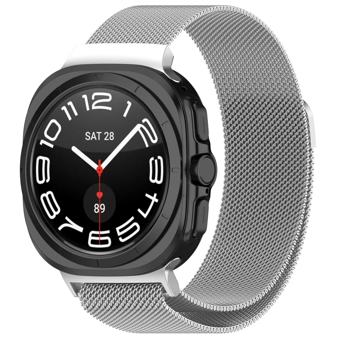 Milanese Loop Strap for Samsung Galaxy Watch 7 Ultra 47mm Stainless Steel No Gaps Magnetic Bracelet Galaxy Watch 7 Ultra 47 band