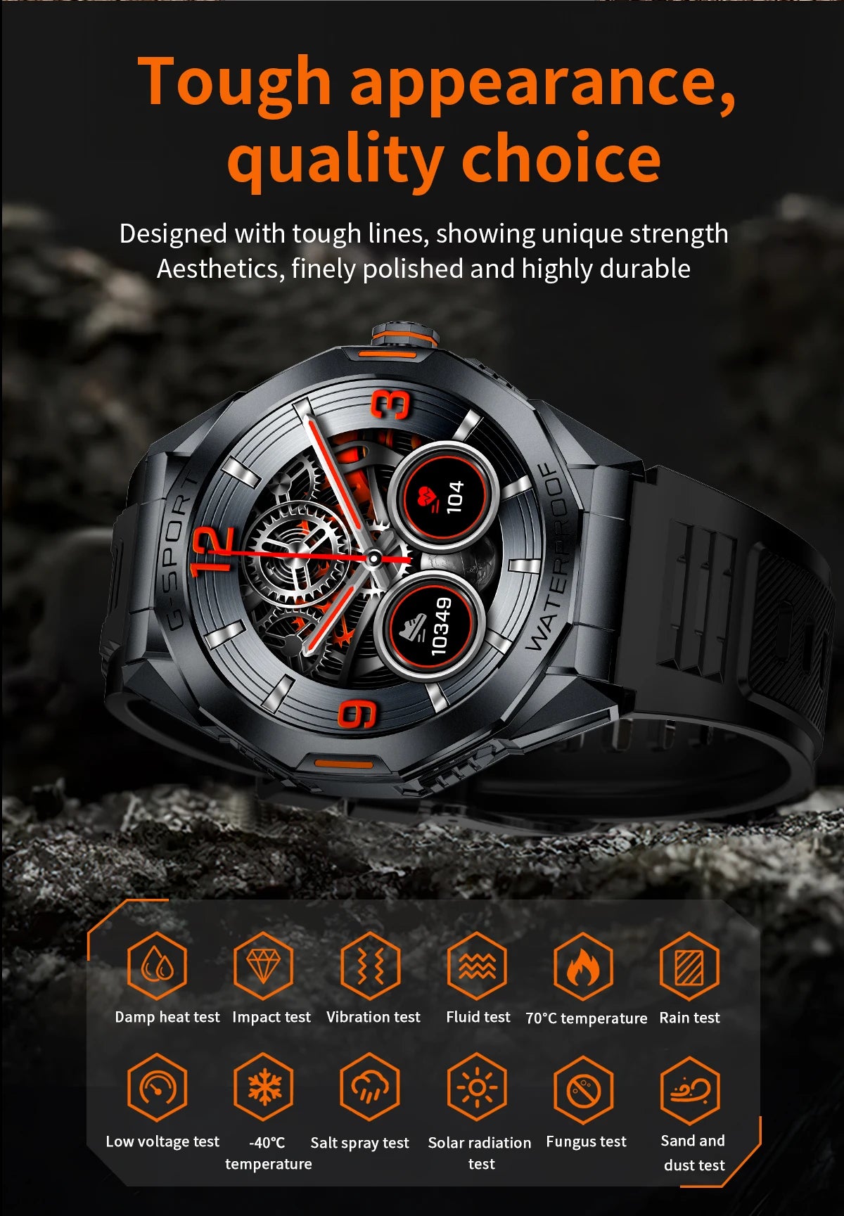 Bluetooth Call 1.46'' HD Men Smart Watch Ip68 Waterproof Smartwatch 2024 For Huawei Xiaomi Full Touch Screen Fitness Bracelet