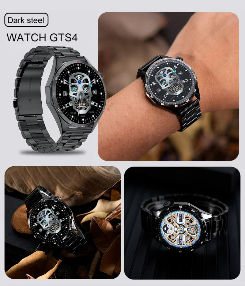 2024 New Smartwatch 1.5" Color Screen Full Touch Dial Outdoor Sports Waterproof Bluetooth Call Health Check Man Smart Watch