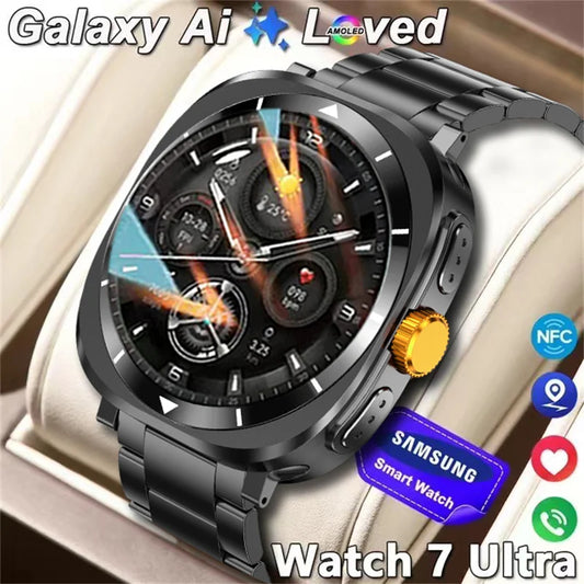 2024 New For Samsung Galaxy Watch 7 Classic Smart Watch Men women Custom Dial HD AMOLED Voice Call GPS NFC Tracker Sport Watches