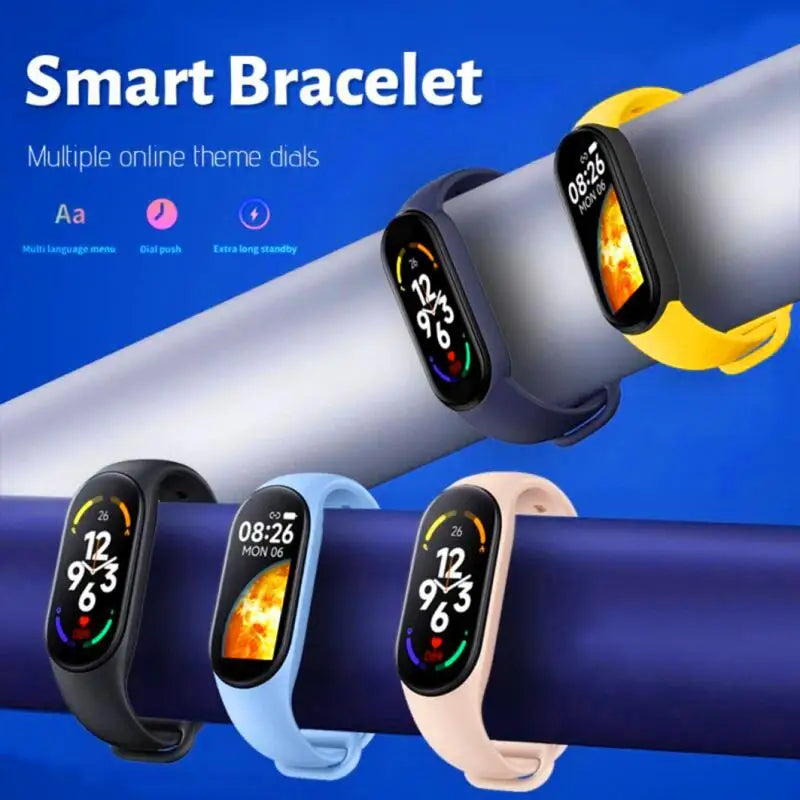 M8 Smart Watch Smartband Heart Rate Smartwatch Fitness Tracker Blood Pressure Sport Bracelet For Mi Band 8 Multiple Sports Modes