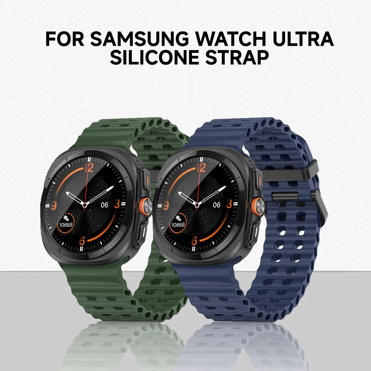 Breathable Strap For Samsung Galaxy Watch 7 Ultra 47mm Silicone Smart Wristband Bracelet Wrist Band Watch7 Accessories Case