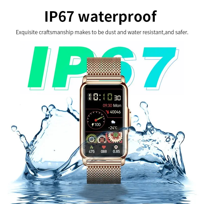 2024 New Smart Watch Men Women Full Touch Screen Bluetooth Call IP67 Waterproof GPS Sports Fitness Tracker Smartwatch Women Man