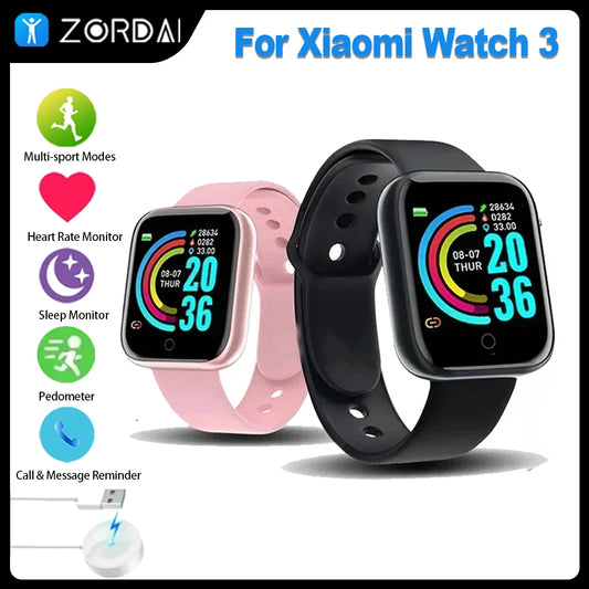 Zordai for Xiaomi Redmi Watch 3 Smart Watch Android Phone IOS 1.3'' Inch Screen BT Call Blood Oxygen/Pressure Monitoring Watch