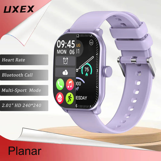 Planar Youth Smartwatch 2.01” HD 240*296 Men And Women Health Monitoring Notifications Bluetooth Call Diy Faces Relaxation Watch