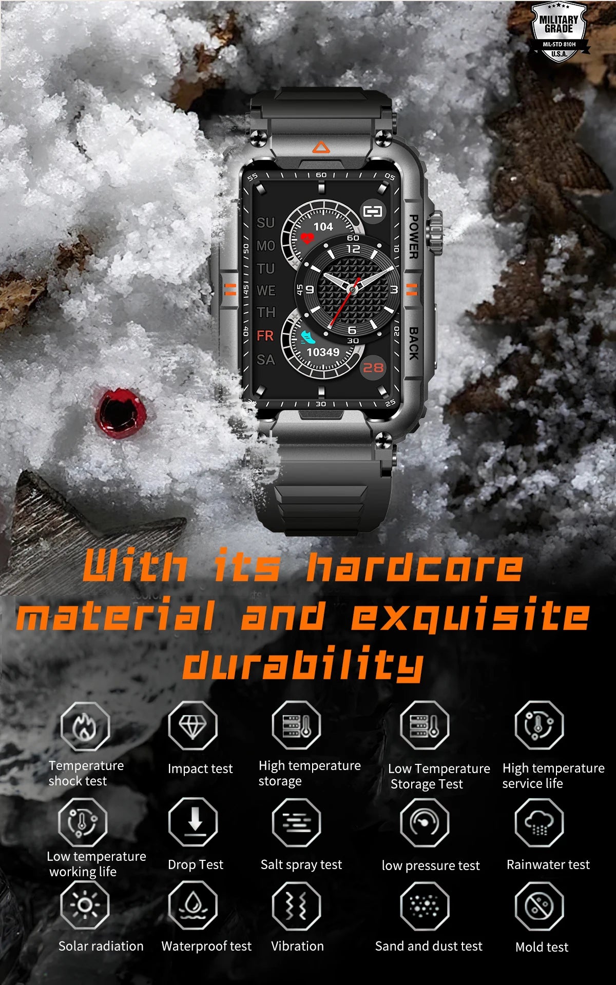 2024 New IP68 waterproof smart watch for men watch women customized clock AI voice Bluetooth call Sports and fitness smartwatch