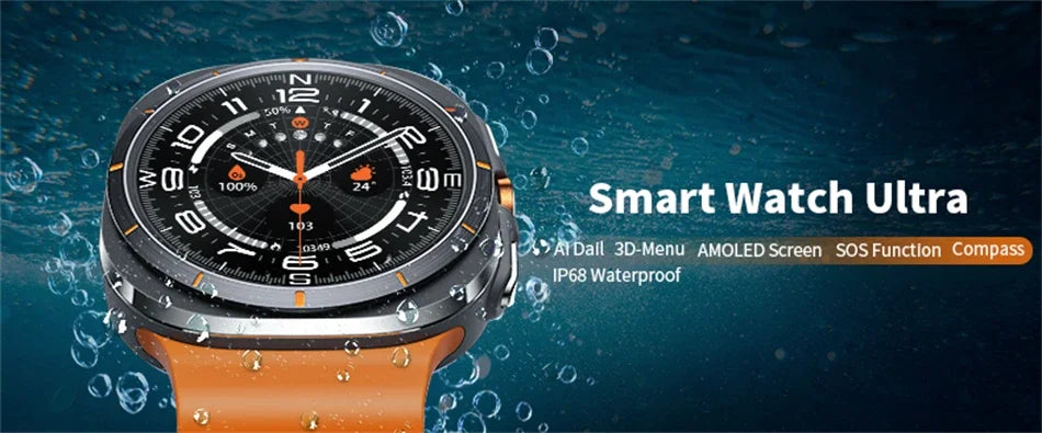 Smart Watche 2024 for Samsung Galaxy Watch 7 Ultra Men with GPS Tracking, NFC Control  Health Tracker, All Compatible