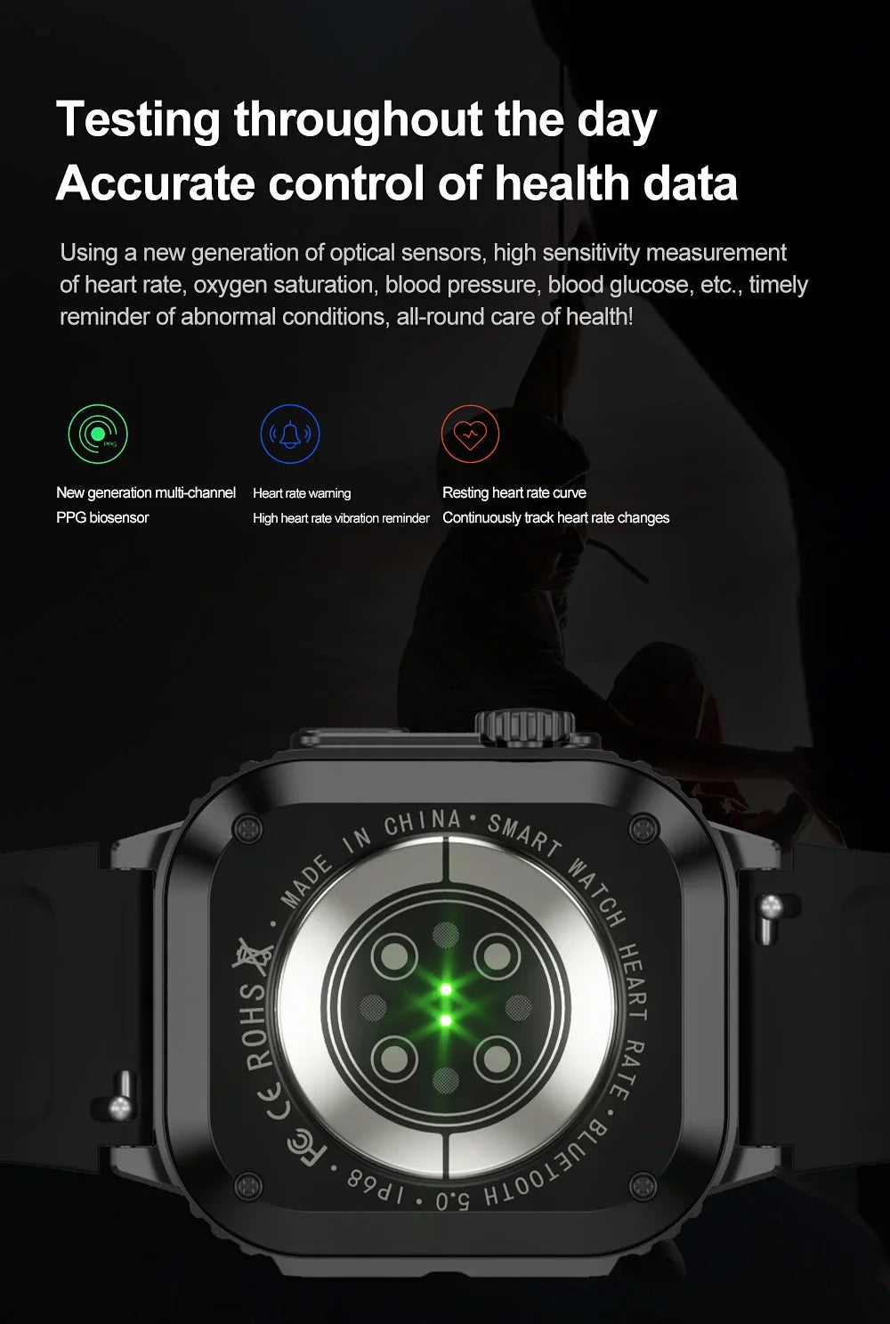 For Huawei 2024 NFC Smart Watch Men GPS Track 330*385 HD AMOLED Screen Compass Heart Rate BT Call IP68 Waterproof SmartWatch New