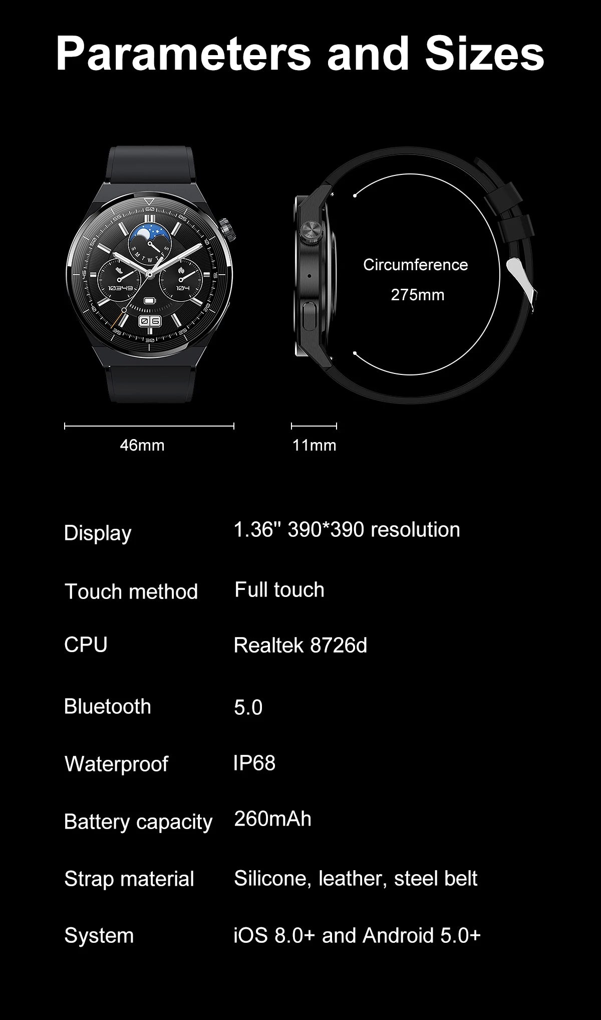 LIGE NFC Smart Watch Men Wireless Charging AMOLED Custom Dial Answer Call Voice Assistant Sports Watches For Man Smartwatch 2024