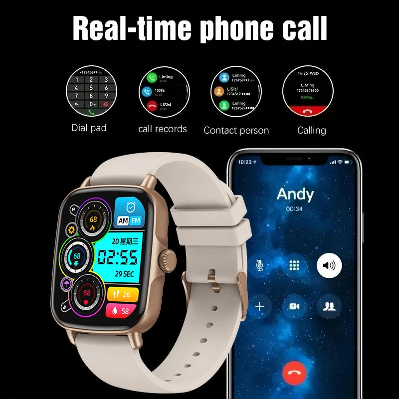 LEFYR AW18 Women Smartwatch Smart Watch Connect Man 2024 Connected Watch Copy Brand Fitness Bluetooth Call AI Voice Custom Dial