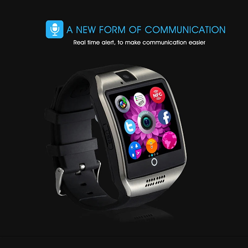 Men and Women's Smartwatch, Bluetooth Bracelet, Camera, Touch Screen, Compatible with TF SIM Card, Android, 2024