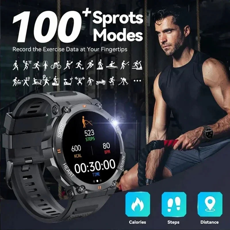 2024 New MAOYUAN Original Men Outdoor Smart Watch Android IOS Sports Watch 1.39 Inch Bluetooth Call Waterproof Smartwatch Women