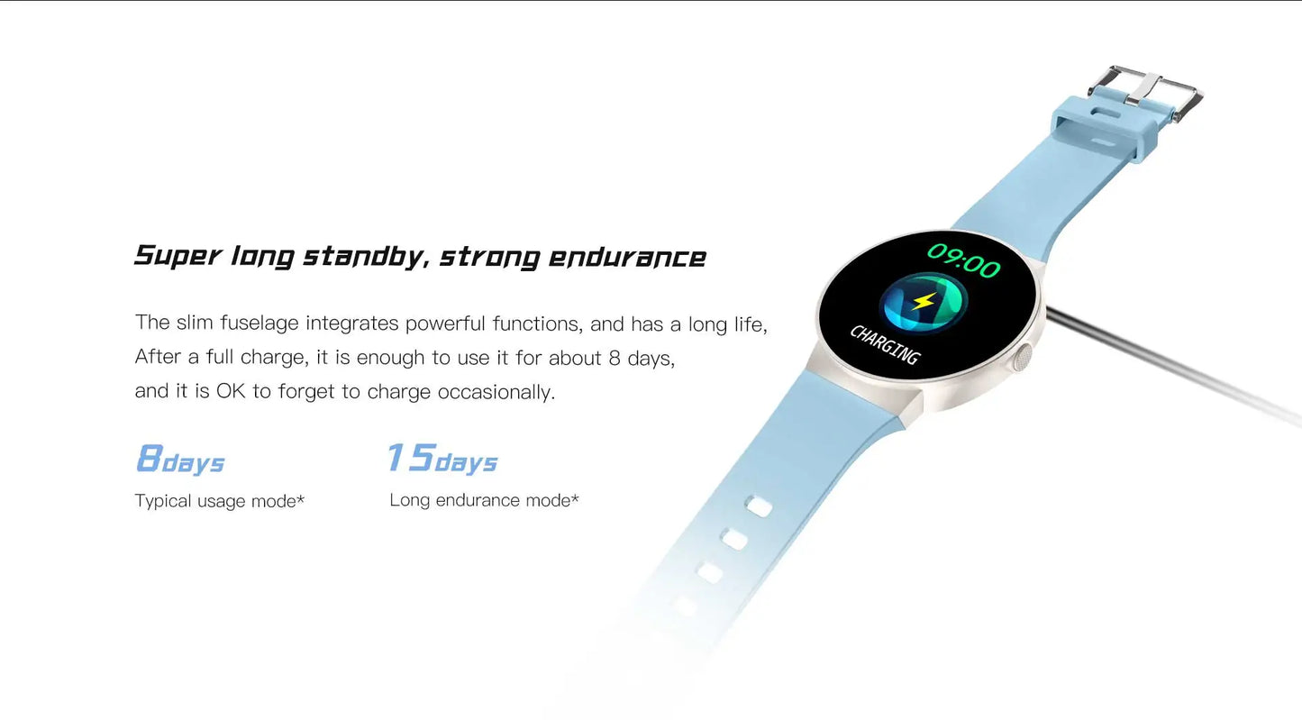 LIGE 2024 Men Smart Watch Bluetooth Call Fitness Smartwatch for Man Sport Wristwatch HD Screen Smart Bracelet for Android iOS